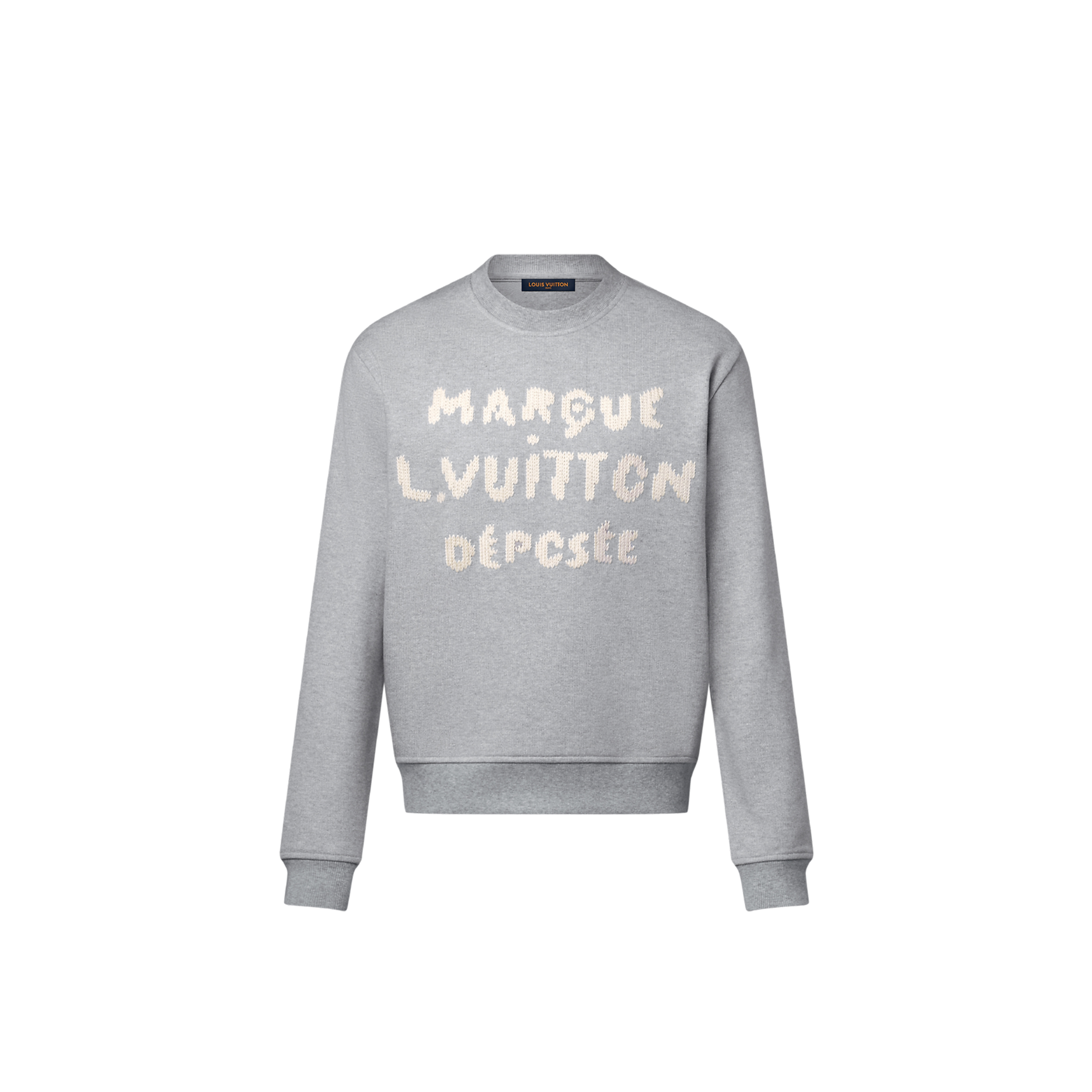 LOUIS VUITTON EMBROIDERED SIGNATURE SWEATSHIRT 1AIKCO